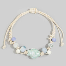 Load image into Gallery viewer, Ceramic Fish Speckled Bead Adjustable Bracelet