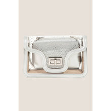 Load image into Gallery viewer, Transparent Rectangle Studded Crossbody Bag