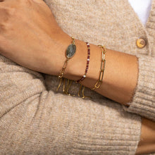 Load image into Gallery viewer, Delicate Stone Pulley Bracelet
