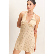 Load image into Gallery viewer, Polka Dot Halter Dress