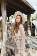 Load image into Gallery viewer, Crochet Floral Petal Kimono Wrap