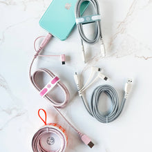 Load image into Gallery viewer, ECO CHARGE LONG RANGE™ 6' WOVEN USB-C CABLE
