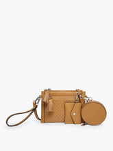 Load image into Gallery viewer, Mirabel Woven Double Zip Crossbody