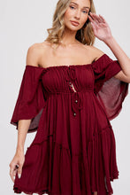 Load image into Gallery viewer, Ruffle Hem Mini Dress