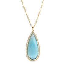 Load image into Gallery viewer, Shimmer Stone Pendant Necklace
