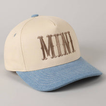 Load image into Gallery viewer, MINI Lettering Embroidery Two-Tone Baseball Cap For Kids