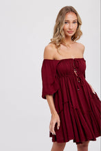 Load image into Gallery viewer, Ruffle Hem Mini Dress
