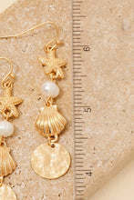 Load image into Gallery viewer, Starfish Pearl Earrings