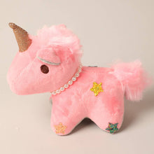 Load image into Gallery viewer, Unicorn Plush Keychain