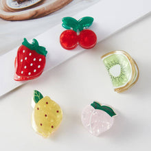Load image into Gallery viewer, Fruit Mini Hair Claw Clip