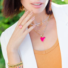 Load image into Gallery viewer, Round Stone Adjustable Ring