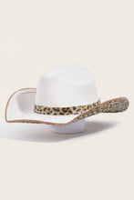 Load image into Gallery viewer, Leopard Rhinestone Cowboy Hat