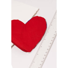Load image into Gallery viewer, Sequin And Seed Beaded American Heart Coin Purse