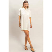 Load image into Gallery viewer, Collared Shirt Dress