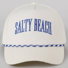 Load image into Gallery viewer, SALTY BEACH Lettering Embroidered Trucker Hat
