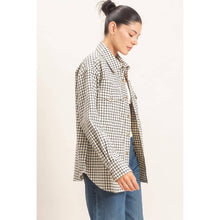 Load image into Gallery viewer, Plaid Button-Up Shirt