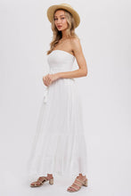 Load image into Gallery viewer, Tiered Ruffle Strapless Maxi Dress
