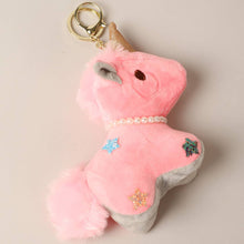 Load image into Gallery viewer, Unicorn Plush Keychain