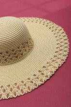 Load image into Gallery viewer, STRAW SUN HAT