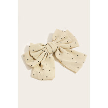 Load image into Gallery viewer, Dotted Ribbon Bow Hair Clip