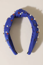 Load image into Gallery viewer, USA Charm Knot Headband
