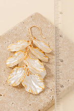 Load image into Gallery viewer, Pearl Leaf Earrings