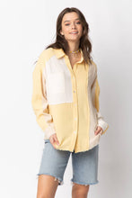 Load image into Gallery viewer, Color Blocked Button-Down Shirt