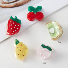 Load image into Gallery viewer, Fruit Mini Hair Claw Clip