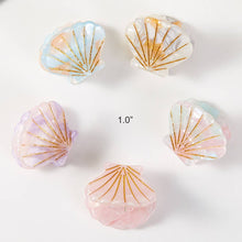 Load image into Gallery viewer, Pearl Shell Hair Mini Claw Clip