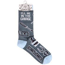 Load image into Gallery viewer, I'll Be In The Garage Socks