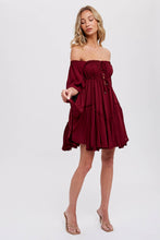 Load image into Gallery viewer, Ruffle Hem Mini Dress