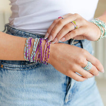 Load image into Gallery viewer, Assorted Color 2mm Stretch Seed Bead Rings