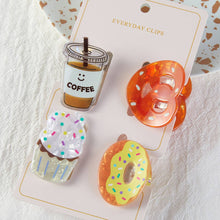Load image into Gallery viewer, Coffee & Treats Small Hair Claw Clip