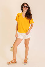 Load image into Gallery viewer, Effortless Grace V-Neck Blouse