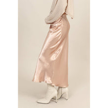 Load image into Gallery viewer, Satin High Waist Midi Skirt