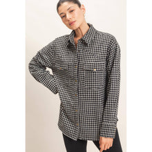 Load image into Gallery viewer, Plaid Button-Up Shirt