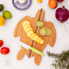 Load image into Gallery viewer, Sea Turtle Shaped Serving & Cutting Board