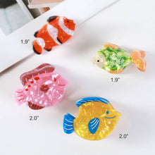 Load image into Gallery viewer, Tropical Fish Small Hair Claw Clip