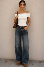 Load image into Gallery viewer, Fold-Over Ruched Top