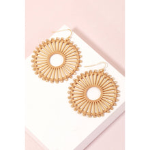 Load image into Gallery viewer, Beaded Hoop Earrings