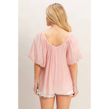 Load image into Gallery viewer, Gathered Puff Sleeve Blouse