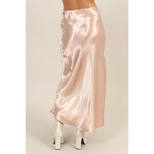 Load image into Gallery viewer, Satin High Waist Midi Skirt