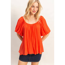 Load image into Gallery viewer, Gathered Puff Sleeve Blouse