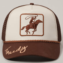 Load image into Gallery viewer, Cowboy Howdy Embroidery Mesh Cap
