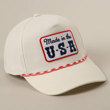 Load image into Gallery viewer, Made in the USA Embroidery Patch Trucker Hat