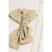 Load image into Gallery viewer, Dotted Ribbon Bow Hair Clip
