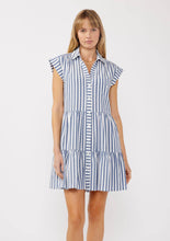 Load image into Gallery viewer, Striped Tiered Dress