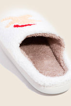 Load image into Gallery viewer, Christmas Gingerbread Man Fuzzy Slippers