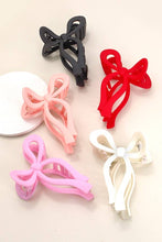 Load image into Gallery viewer, MATTE BOW HAIR CLAW CLIPS