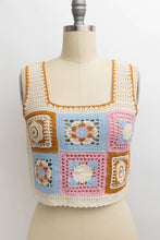 Load image into Gallery viewer, Floral Mosaic Crochet Top